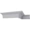 Ekena Millwork 6"H x 6"P x 8 3/8"F x 94 1/2"L Brightton Large Crown Moulding MLD06X06X08BR - alternate 5